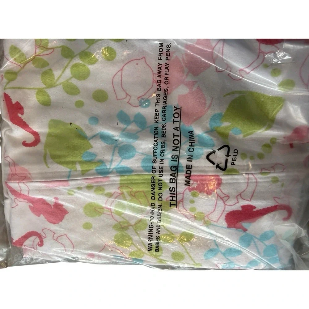 L.L.Bean 4T Fleece 2-Piece Pajama Set Long Sleeve Striped Sea Life